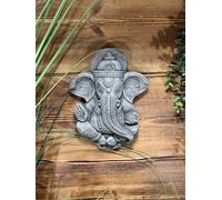 STONE GARDEN GANESH GANESHA BUDDHA WALL PLAQUE ORNAMENT