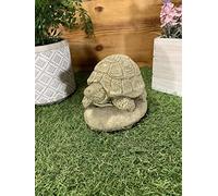 STONE GARDEN SMALL TORTOISE DETAILED CONCRETE ORNAMENT