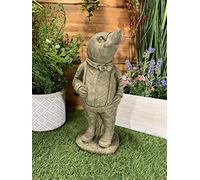 STONE GARDEN WIND IN THE WILLOWS ‘MOLE WITH BRACES’ CONCRETE STATUE ORNAMENT