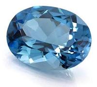 Stone Gems Blue Topaz Gemstone Certified 5 Ratti Good Natural Gemstone, Crystal, Blue Topaz, Crystal, blue topaz