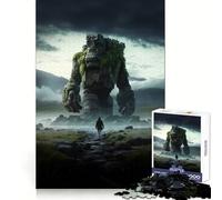 Stone Golem 1000 Pieces Jigsaw Puzzles for Teenagers Logic Ability Toy Light Relax Accurate Cut Classic Gift 38x52cm
