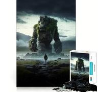 Stone Golem 1000 Pieces Jigsaw Puzzles for Teenagers Logic Ability Toy Light Relax Accurate Cut Classic Gift 38x52cm