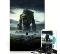 Stone Golem Jigsaw Puzzle for Teenagers 1000 Pieces Brain Skill Home Activity Exact Edge Festive Gift 50x75cm