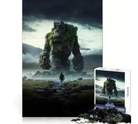 Stone Golem Jigsaw Puzzle for Teenagers 1000 Pieces Brain Skill Home Activity Exact Edge Festive Gift 50x75cm