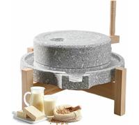 Stone Grain Mill Manual - Handmade Granite Paste Mill for Grinding Dry and Wet Foods, Ancient Design for Authentic Cooking Experience