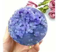 Stone Grape Agate Ball Crystal Ball Room Decoration Home Decoration Aquarium(Size:350-400g)