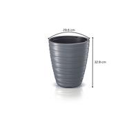 (Stone Gray, 16 L) Plant Pots Maze Elegant Indoor Outdoor 16L - 68L