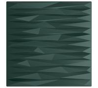 vidaXL Wall Panels 48 pcs Green 50x50 cm XPS 12 m² Stone