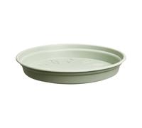 Stone Green Plant Pot Saucer 29cm Round Indoor Outdoor Recycled Plastic Tray
