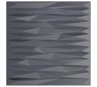 (stone grey, 12 pcs) vidaXL 3D Wall Panels Self-adhesive Wall Panel Decor Wallpaper Wall Covering