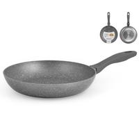 Stone Grey Aluminum Frying Pan With Non-Stick Coating H&H