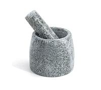 Stone Grinder Bowl Beautiful Granite Mortar and Pestle Set, 4.9 Inch, Grinder for Spices and Seeds,Grinding,Crushing and Mashing,Nuts, for Guacamole,Garlic Sauce