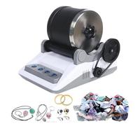 Stone Grinding Machine - DIY Rock Tumbler with Timer, Detachable Electric Polisher, Gem Polishing Kit for Beginners, Hobby Craft