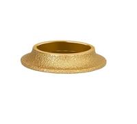 Stone Grinding Wheel French Edge Marble Granite Tile Trimming Grinding Wheel Brazied Diamond Angle Grinder Grinding Disc, 10mm(10mm)