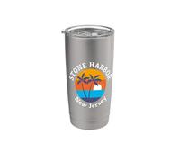 Stone Harbor Beach New Jersey Summer Vacation Souvenir Stainless Steel Insulated Tumbler