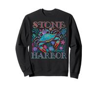 STONE HARBOR NEW JERSEY SHORE BLUE CRAB SUMMER BEACH ART Sweatshirt