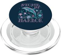 STONE HARBOR NJ DOLPHIN COLORFUL BEACH SOUVENIR PopSockets PopGrip for MagSafe
