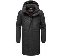 STONE HARBOUR Xandroo XX Men's Warm Winter Coat Long with Removable Hood and Magnetic Cover Strip S-3XL