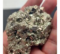 Stone Iron Pyrite Cluster Crystal Rough Display Minerals Quartz Crystals(80-120g) Gemstone Stone