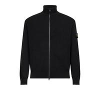 Stone Island 5100126 ribbed soft organic cotton cardigan - Black M-L-XL-XXL