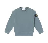 Stone Island Boys Brushed Cotton Fleece Sweatshirt in Blue - unisex - Stone Island - Kids Sweatshirts - Blue - 4 Y - Kids 4 Y