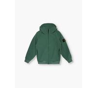 Stone Island Boys Sage Kids Brand-badge Zip-up Shell Hooded Jacket 6-12 Years 12