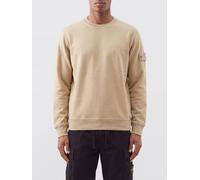 STONE ISLAND Cotton Jersey Crewneck Sweatshirt with Compass Logo Patch - Size: 3XL - male