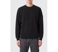 STONE ISLAND Cotton Jersey Crewneck Sweatshirt with Compass Logo Patch - Size: S - male