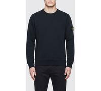 STONE ISLAND Crewneck Cotton Sweatshirt with Compass Logo Patch - Size: S - male
