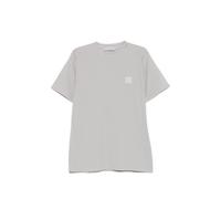 Stone Island Ghost crew-neck logo-patch T-shirt - Grey S-M-L-XL-XXL