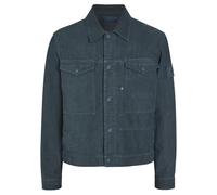 Stone Island Ghost Logo Linen-blend Overshirt - Blue - M