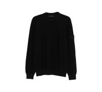 Stone Island Ghost logo-patch sweater - Black S-M-L-XL-XXL
