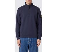 STONE ISLAND Half-Zip Cotton Roll Neck Sweatshirt with Compass Logo - Size: L - male