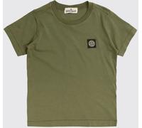 STONE ISLAND JUNIOR Boy's Compass Logo Cotton T-Shirt - Size: 12 - male