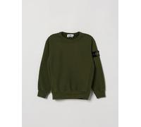 STONE ISLAND JUNIOR Boy's Cotton Crewneck Sweatshirt with Compass Logo - Size: 14 - male