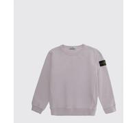 STONE ISLAND JUNIOR Boy's Cotton Crewneck Sweatshirt with Compass Logo - Size: 8 - male
