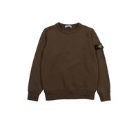 Stone Island Junior Compass-badge cotton sweatshirt - Brown 6