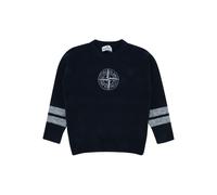 Stone Island Junior Compass-motif sweater - Blue 4