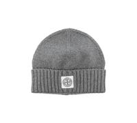Stone Island Junior Compass-patch beanie - Grey 2-3