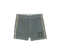 Stone Island Junior logo patch shorts - Grey 12