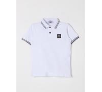 STONE ISLAND JUNIOR Polo Shirt Kids color White - Size: 8 - male