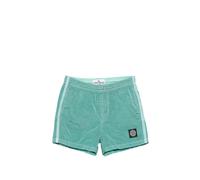 Stone Island Junior side-stripe logo patch swimwear - Green 2-3-4-6-8-10-12-14