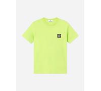 Stone Island Junior Stone Island Boys Compass Logo Patch T-Shirt in Green - Green - 3 Yrs