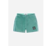 Stone Island Junior Stone Island Boys Compass Logo Swim Shorts in Green - Green - 12 Yrs