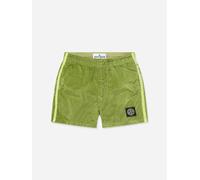 Stone Island Junior Stone Island Boys Compass Logo Swim Shorts in Green - Green - 3 Yrs