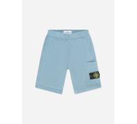 Stone Island Junior Stone Island Boys Logo Pocket Shorts in Blue - Blue - 14 Yrs