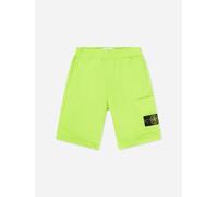 Stone Island Junior Stone Island Boys Logo Pocket Shorts in Green - Green - 2 Yrs