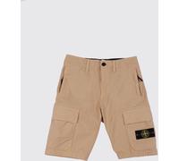 STONE ISLAND JUNIOR Stretch Cotton Cargo Shorts - Size: 12 - male