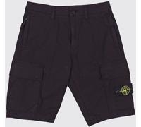 STONE ISLAND JUNIOR Stretch Cotton Cargo Shorts - Size: 12 - male