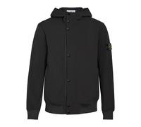 Stone Island Logo-appliquéd Water-resistant Hooded Soft Shell Jacket - Black - XL